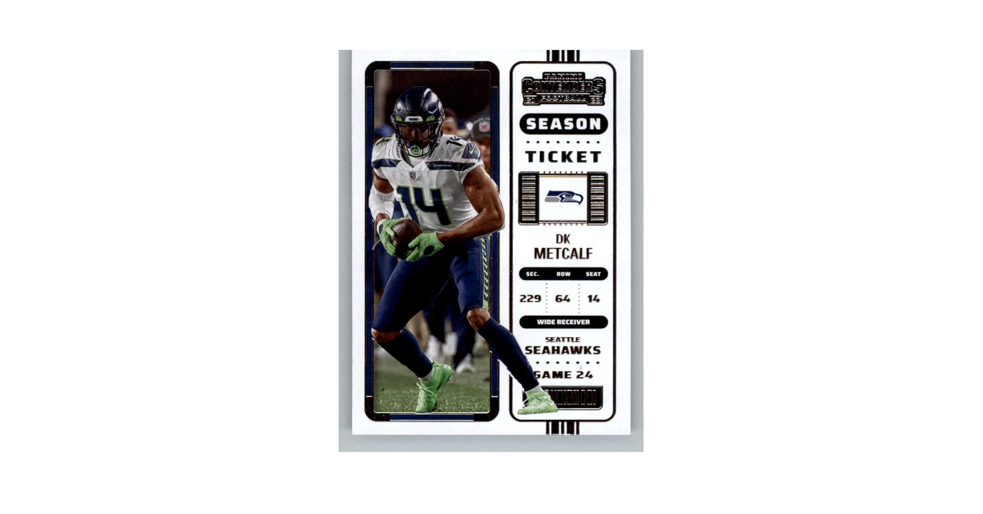 PANINI NFLカード DONRUSS ELITE STATUS DK METCALF SEATTLE SEAHAWKS 12/14 #104 送料無料 中古 IT1 2024 Donruss Elite Football #2 DK Metcalf Full Throttle